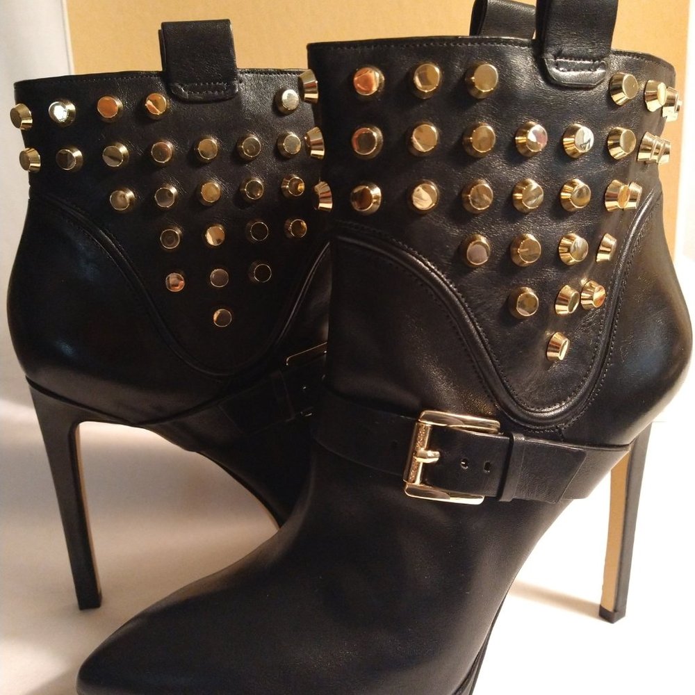 MICHAEL KORS  BRYN STUDDED LEATHER BOOT (**BRAND NEW**) - Picture 2 of 8